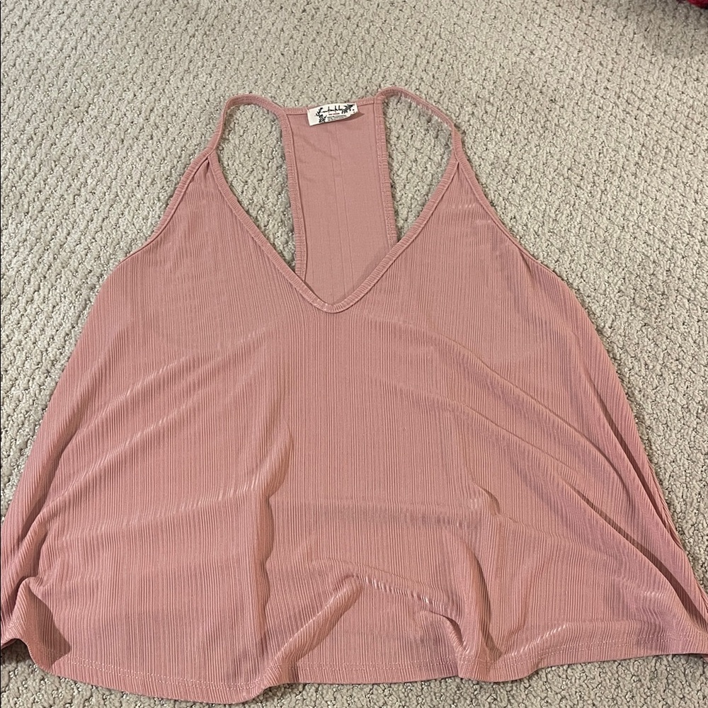 Free People Lush Mauve Sleeveless Tank Top